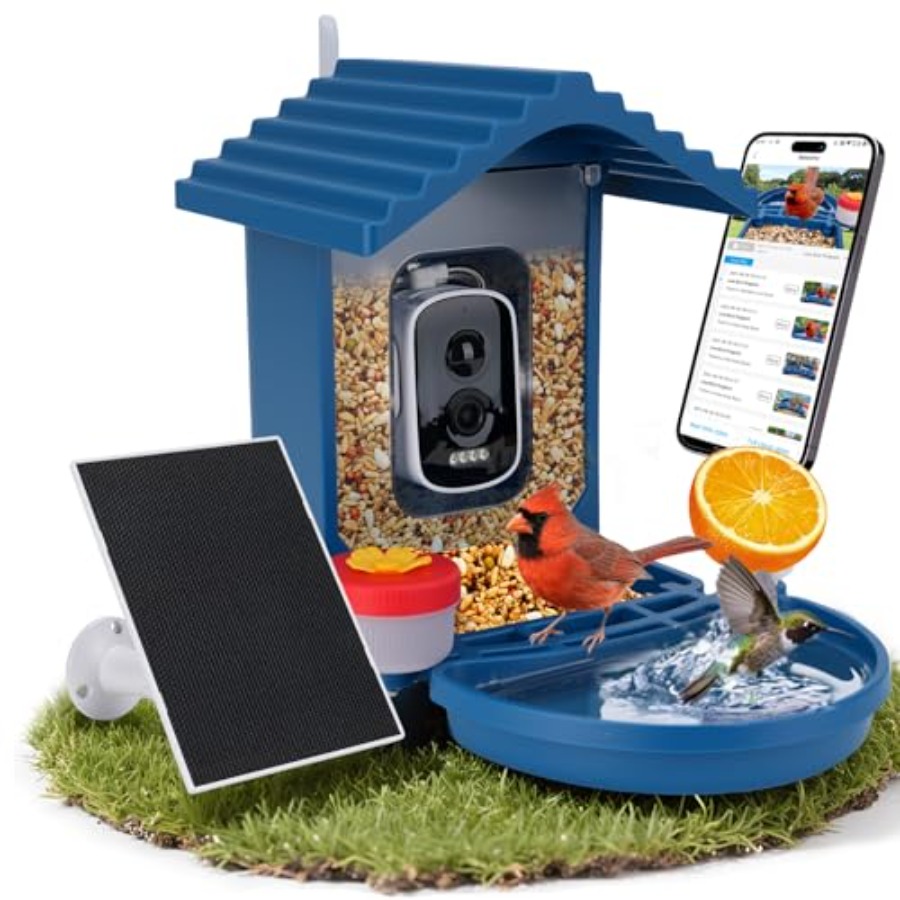 Smart Garden Video - Bird Feeder with Camera Solar Powered2.5K