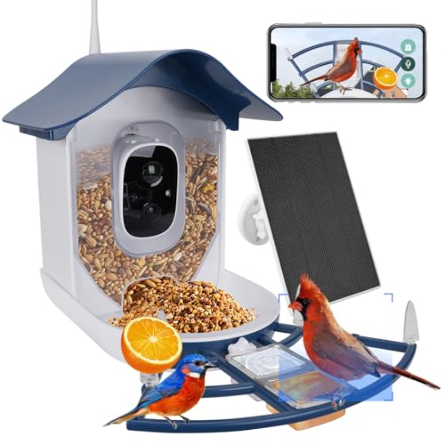 Smart Garden Video - 【Spot goods】Smart Bird Feeder with CameraAI