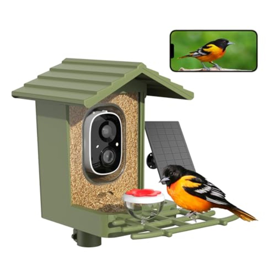 Smart Garden Video - Outdoor garden birdwatching smart feeder camera