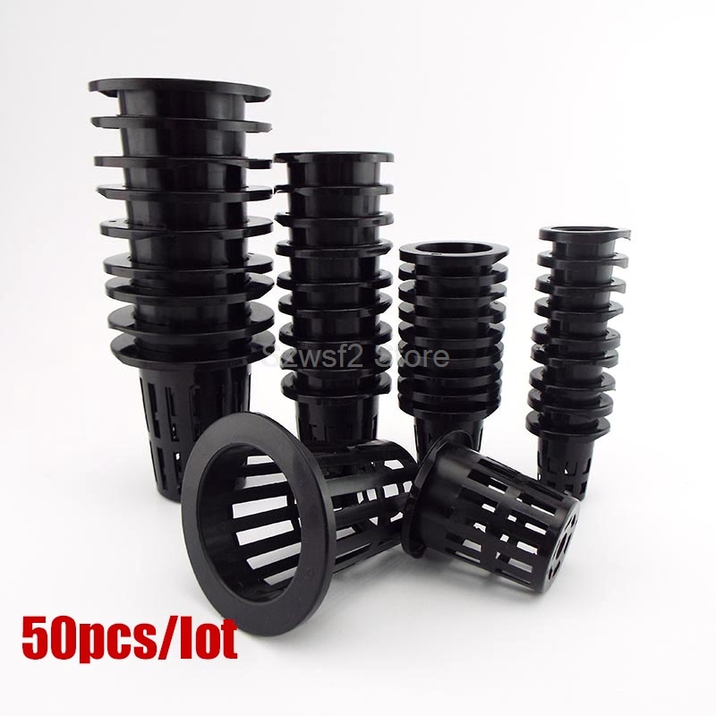 Smart Garden Plastic Cups - 50Pcs Plant Grow Pots Net Nursery