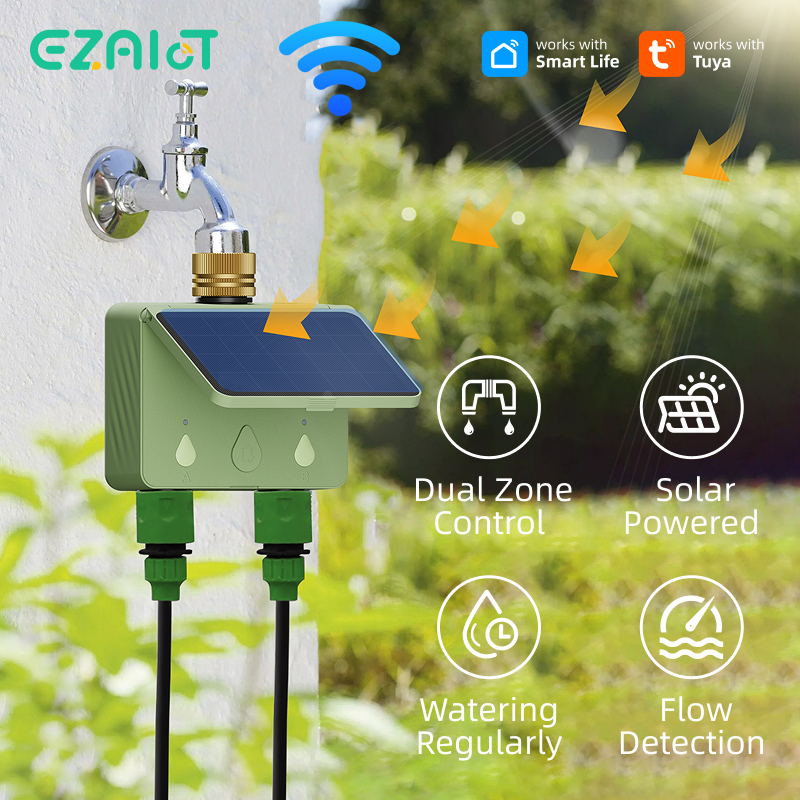 Smart Garden Project - WiFi Water Timer 2 Zone Solar
