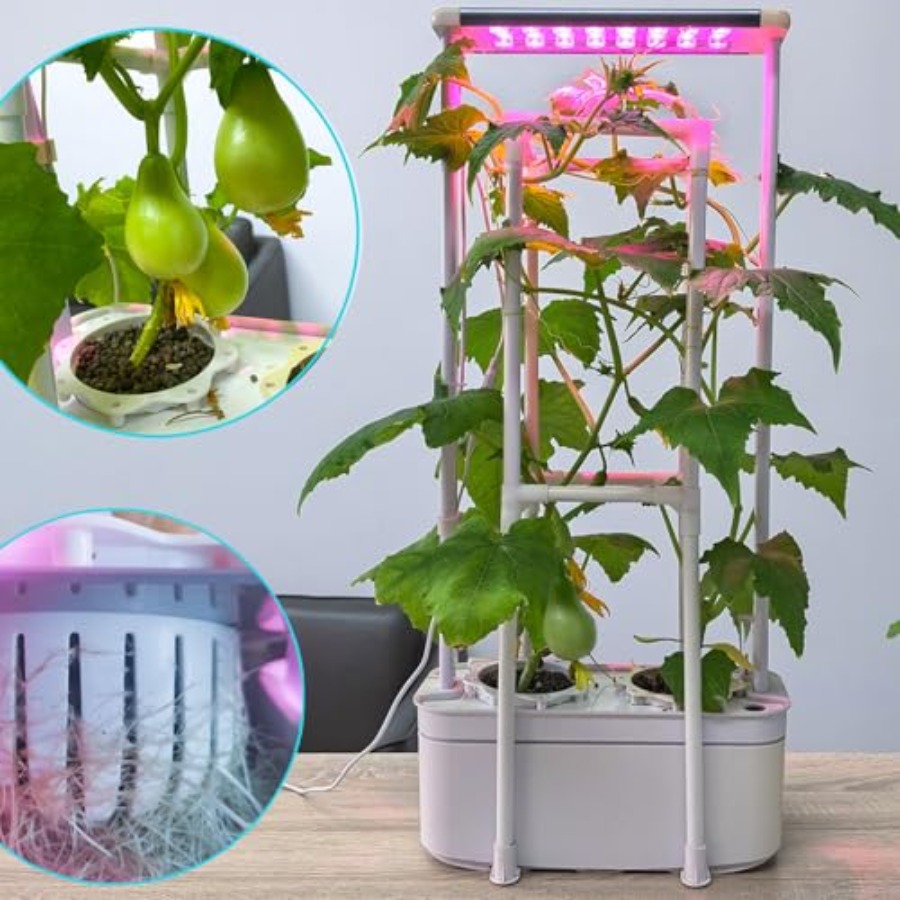 Hydroponics Growing System kit - Smart Garden Lighting System ulasan dan harga