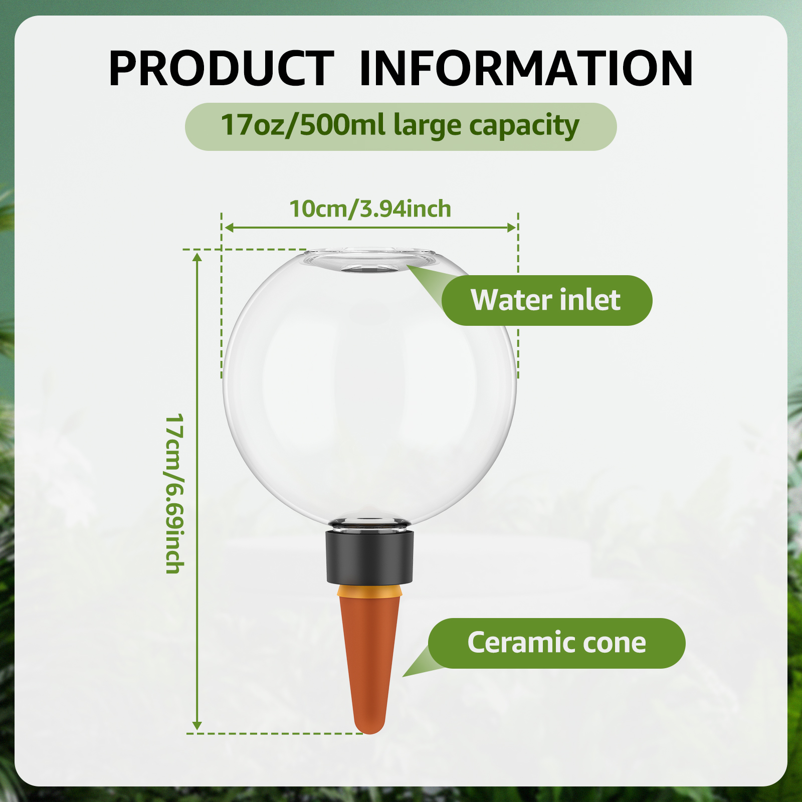 2/4Pcs 500ML Automatic Drip Ir - Smart Garden Project ulasan dan harga