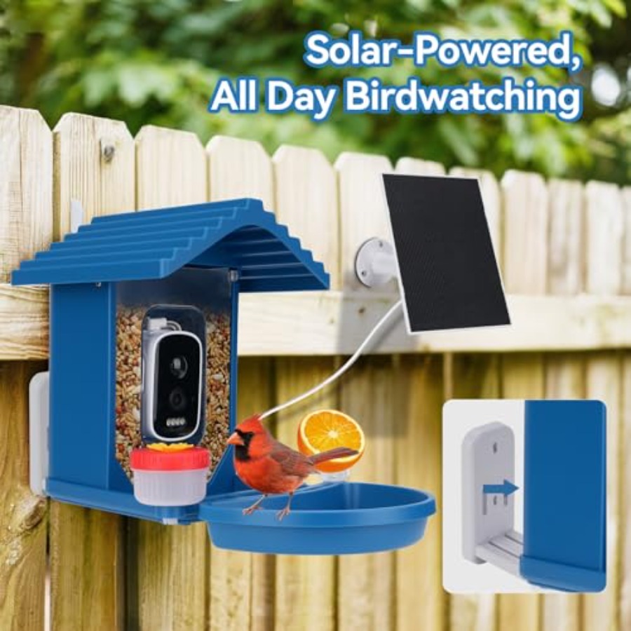Bird Feeder with Camera Solar  - Smart Garden Video ulasan dan harga