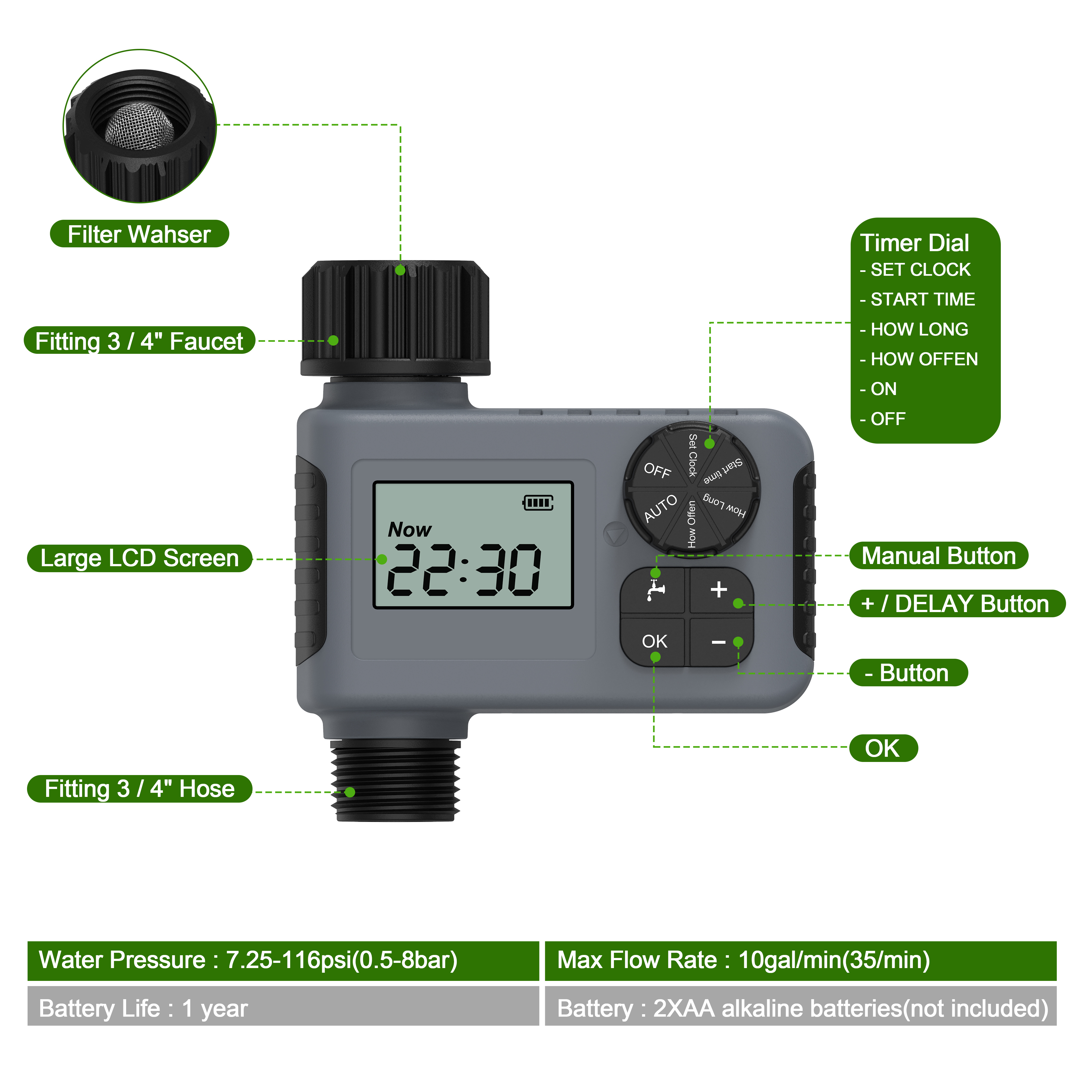 Automatic watering timer intel - Smart Garden Project ulasan dan harga