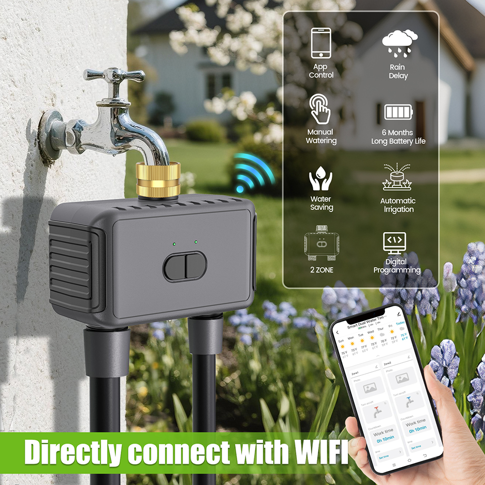 Wifi Automatic Water Timer Dua - Smart Garden Project ulasan dan harga