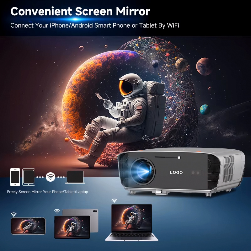 Projector 4k For Google Smart  - Smart Garden Video ulasan dan harga