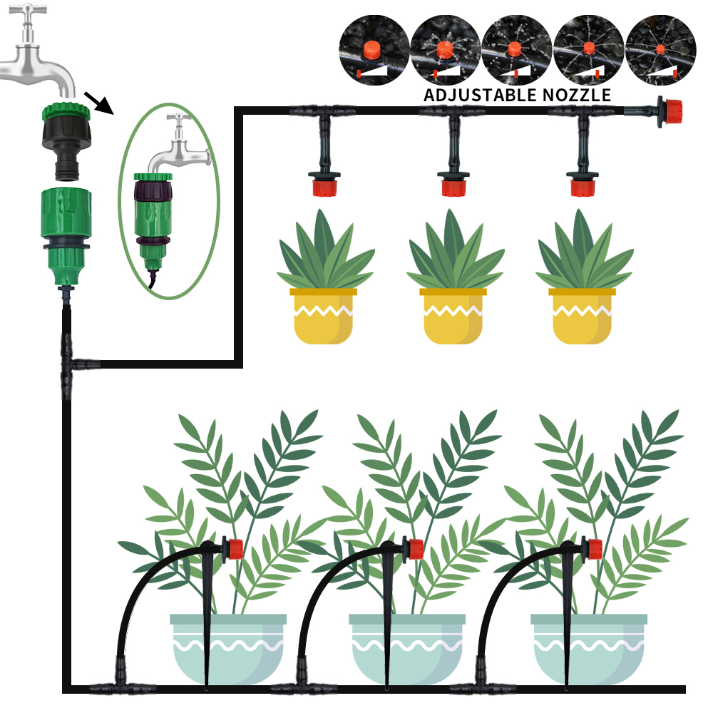 Micro Drip Irrigation System P - Smart Garden Project ulasan dan harga