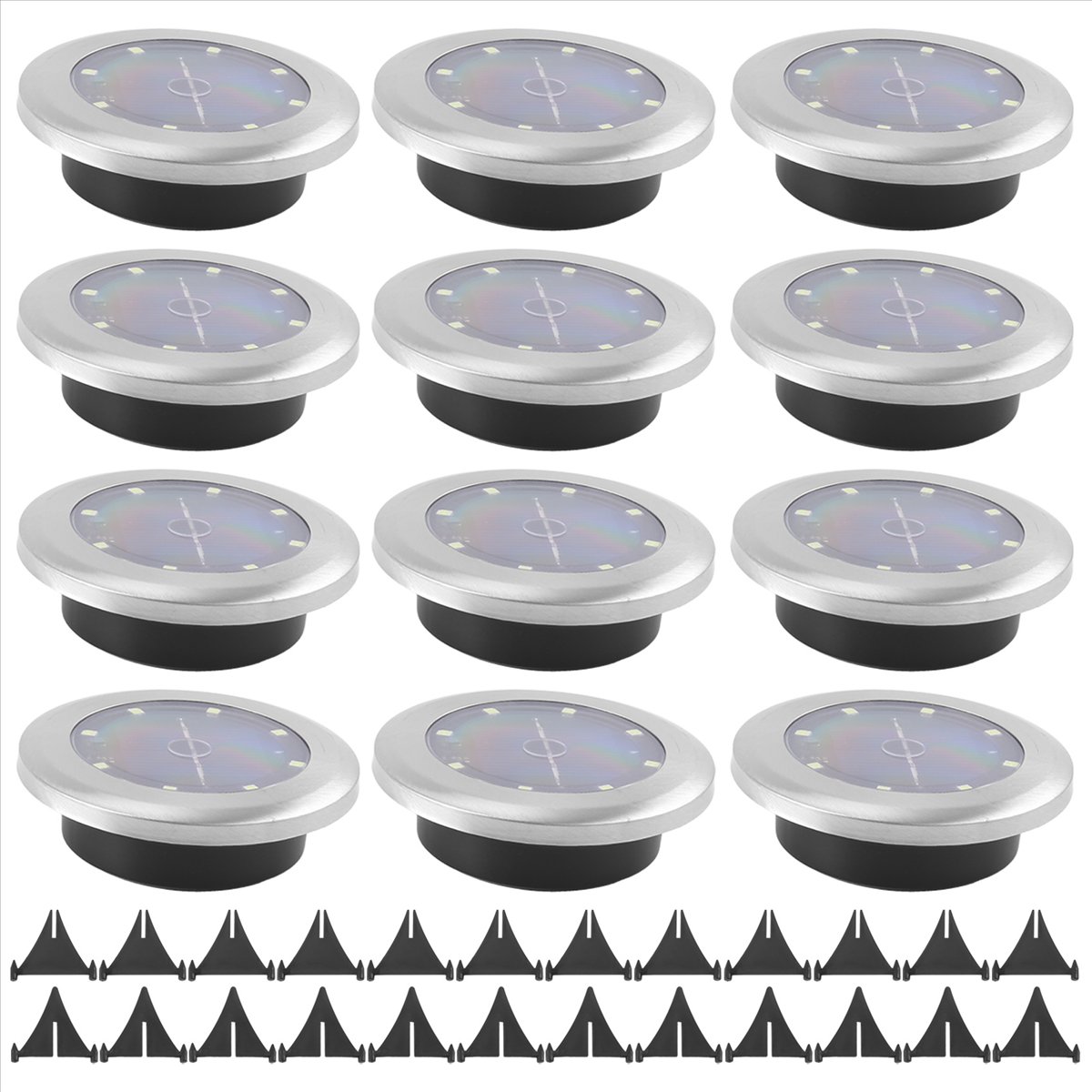 *A14E 12 Pack Solar Lights Out - Smart Garden Lighting System ulasan dan harga