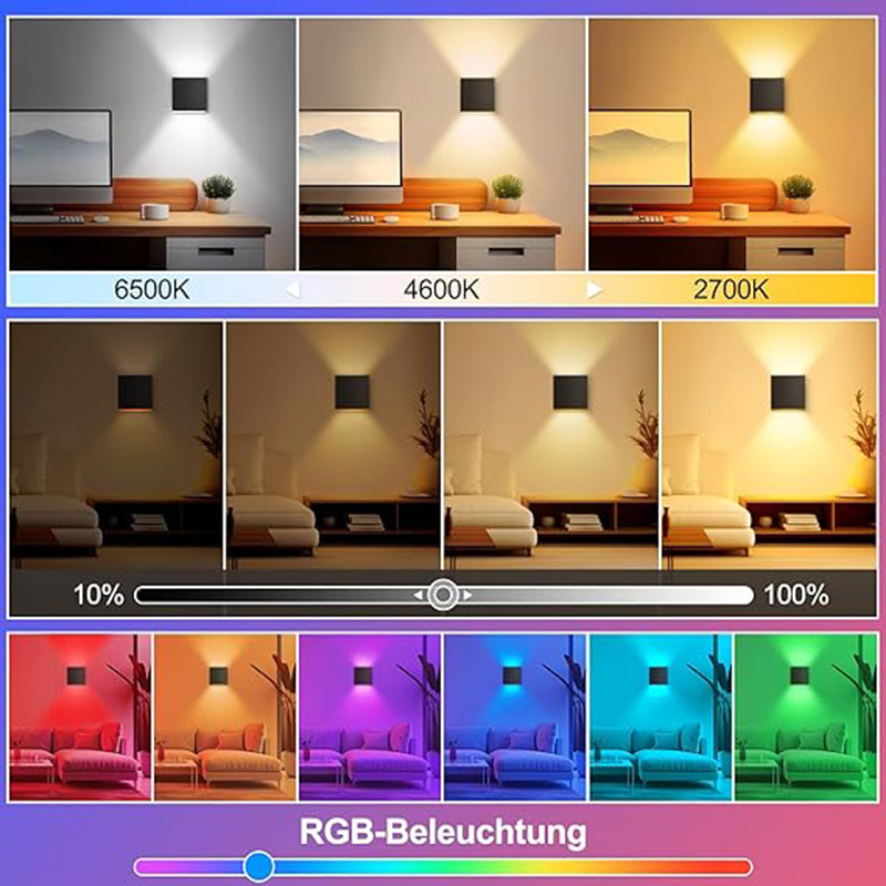 12W LED Outdoor Wall Light RGB - Smart Zigbee Garden Light ulasan dan harga
