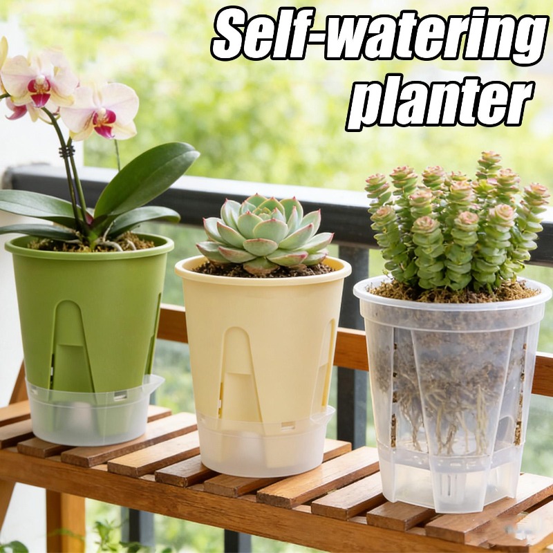 Self Watering Planter Pot Tray - Smart Garden Project ulasan dan harga