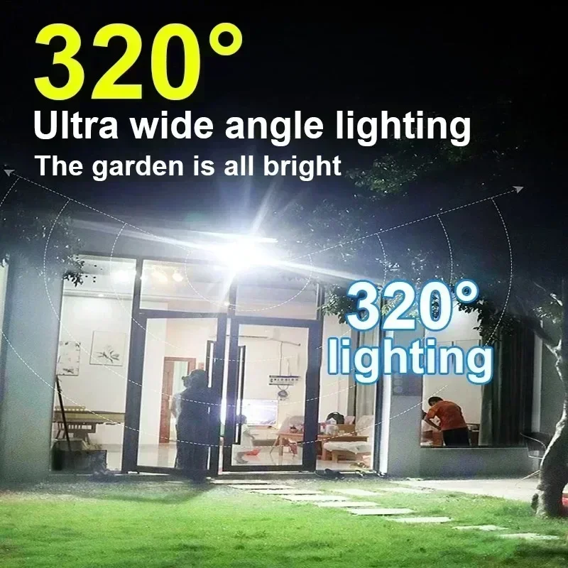 12000LM Powerful Solar Wall La - Smart Garden Lighting System ulasan dan harga