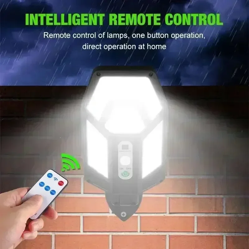12000LM Powerful Solar Wall La - Smart Garden Lighting System ulasan dan harga