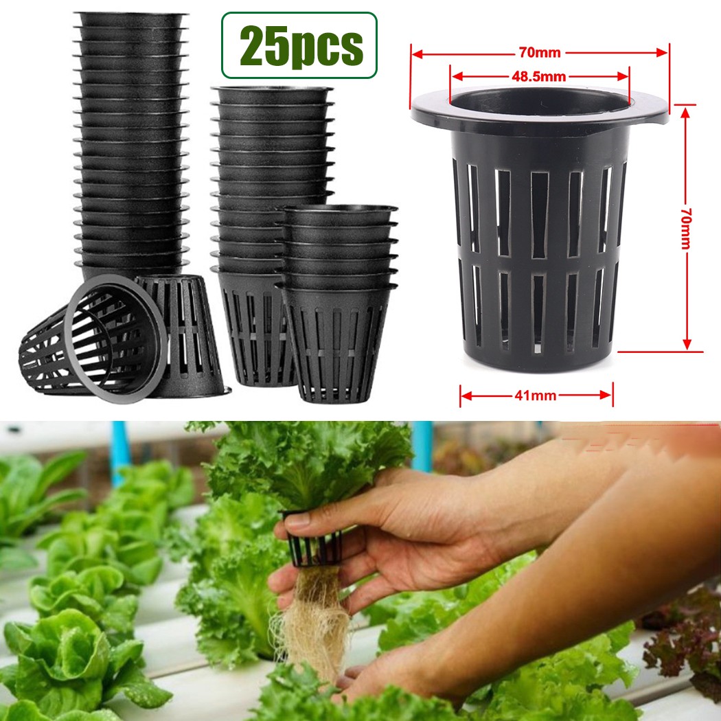25PCS Hydroponic Pot Net Cup H - Smart Garden Plastic Cups ulasan dan harga