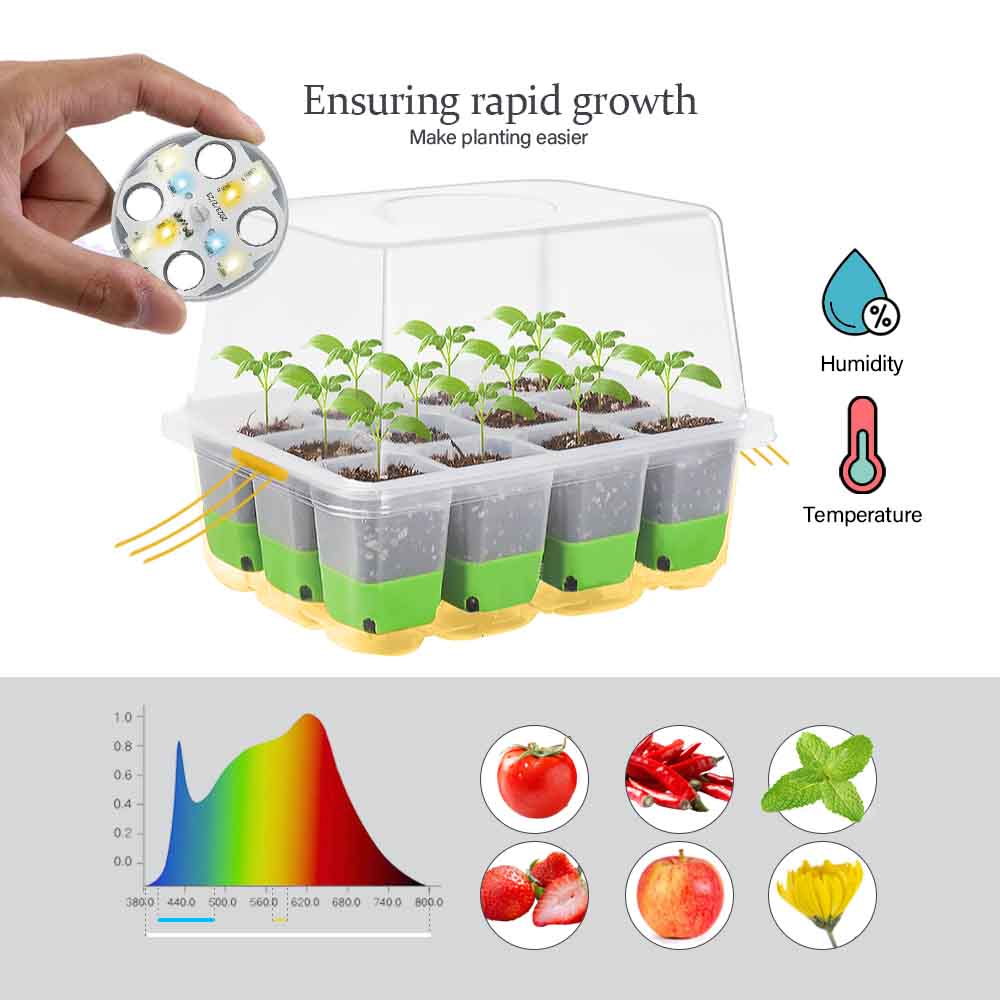 LED Grow Light Seedling Starte - Smart Garden Lighting System ulasan dan harga
