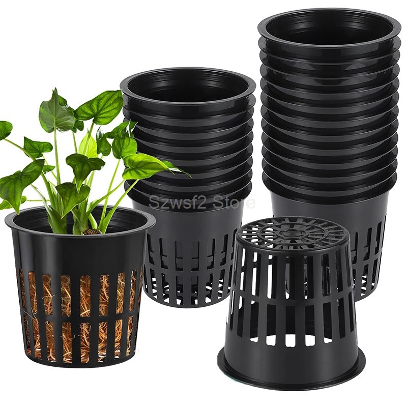 10pcs Hydroponic Mesh Pot Vege - Smart Garden Plastic Cups ulasan dan harga