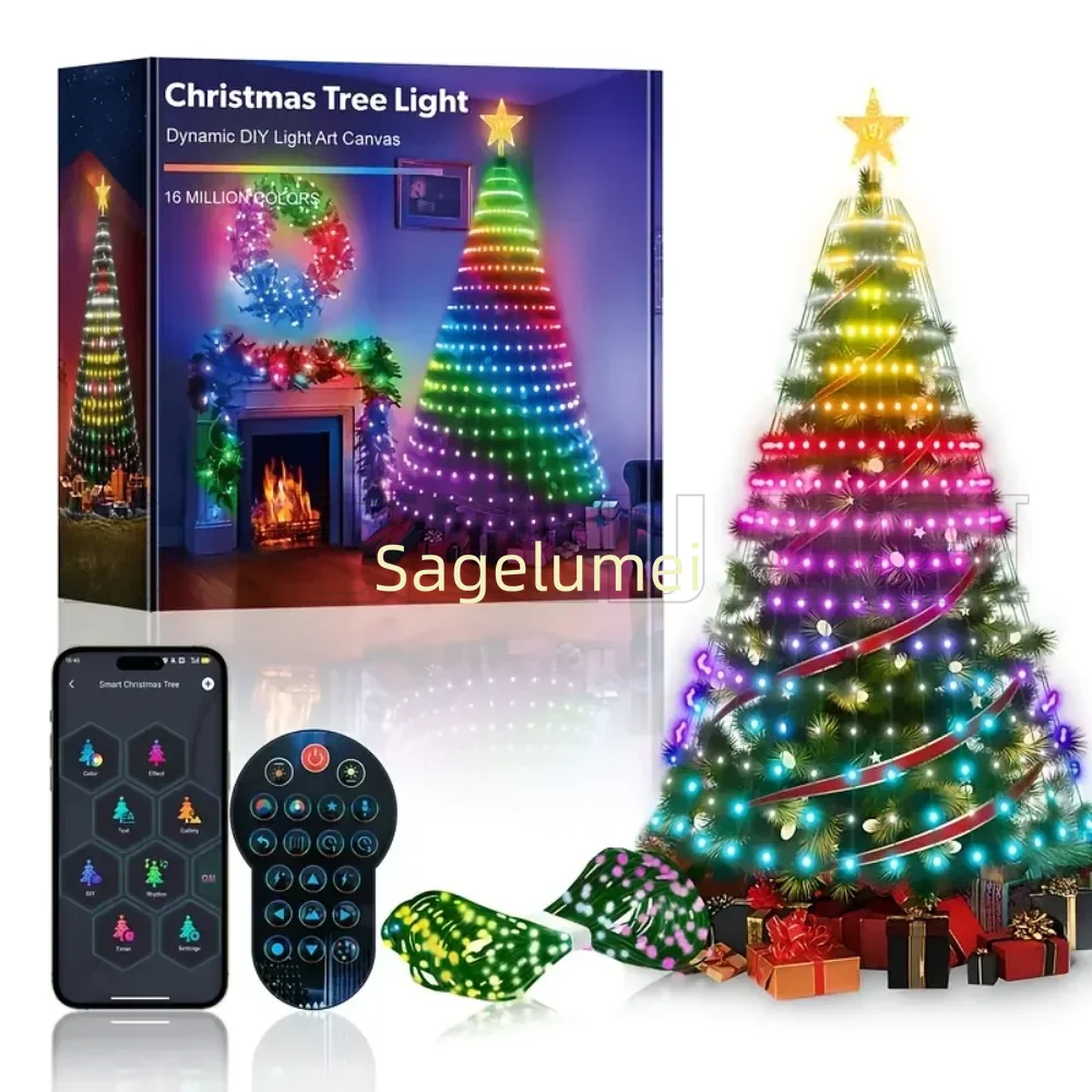 RGBIC 400LEDs Christmas Lights - Smart Garden Uk ulasan dan harga
