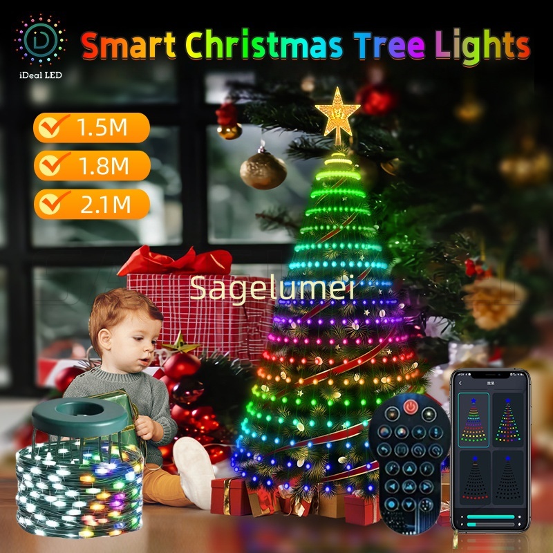 RGBIC 400LEDs Christmas Lights - Smart Garden Uk ulasan dan harga