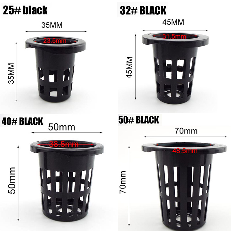 50Pcs Plant Grow Pots Net Nurs - Smart Garden Plastic Cups ulasan dan harga