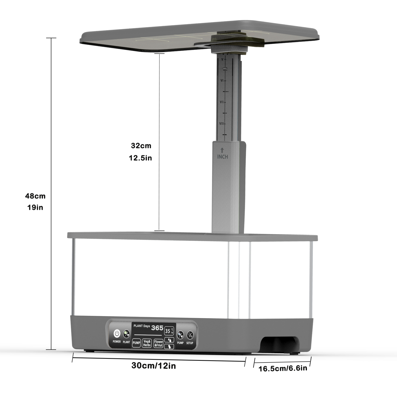 Hydroponics Growing System Kit - Smart Garden Lighting System ulasan dan harga