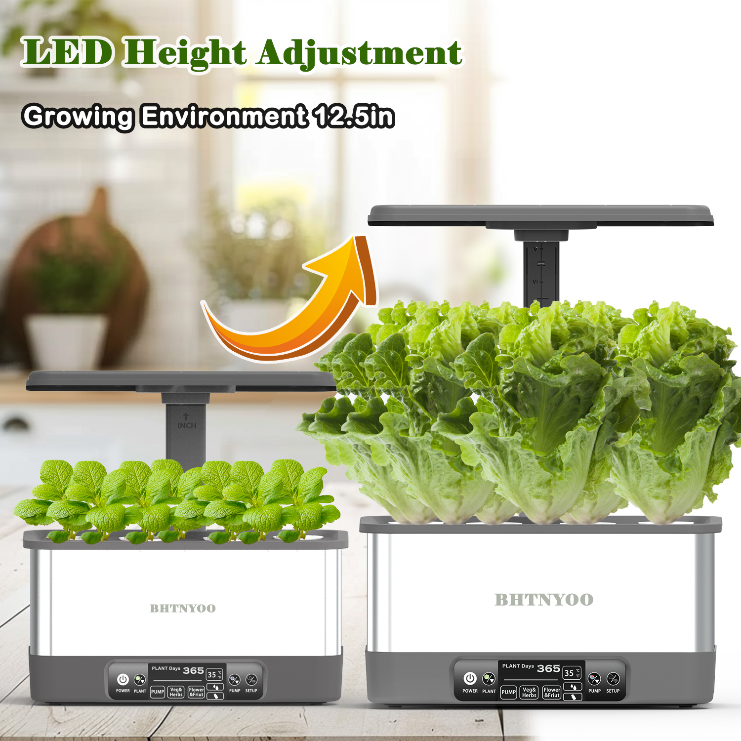 Hydroponics Growing System Kit - Smart Garden Lighting System ulasan dan harga