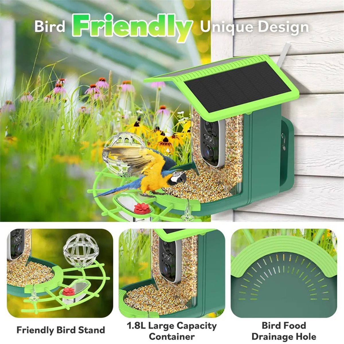 ABPP Smart Bird Feeder Camera  - Smart Garden Video ulasan dan harga