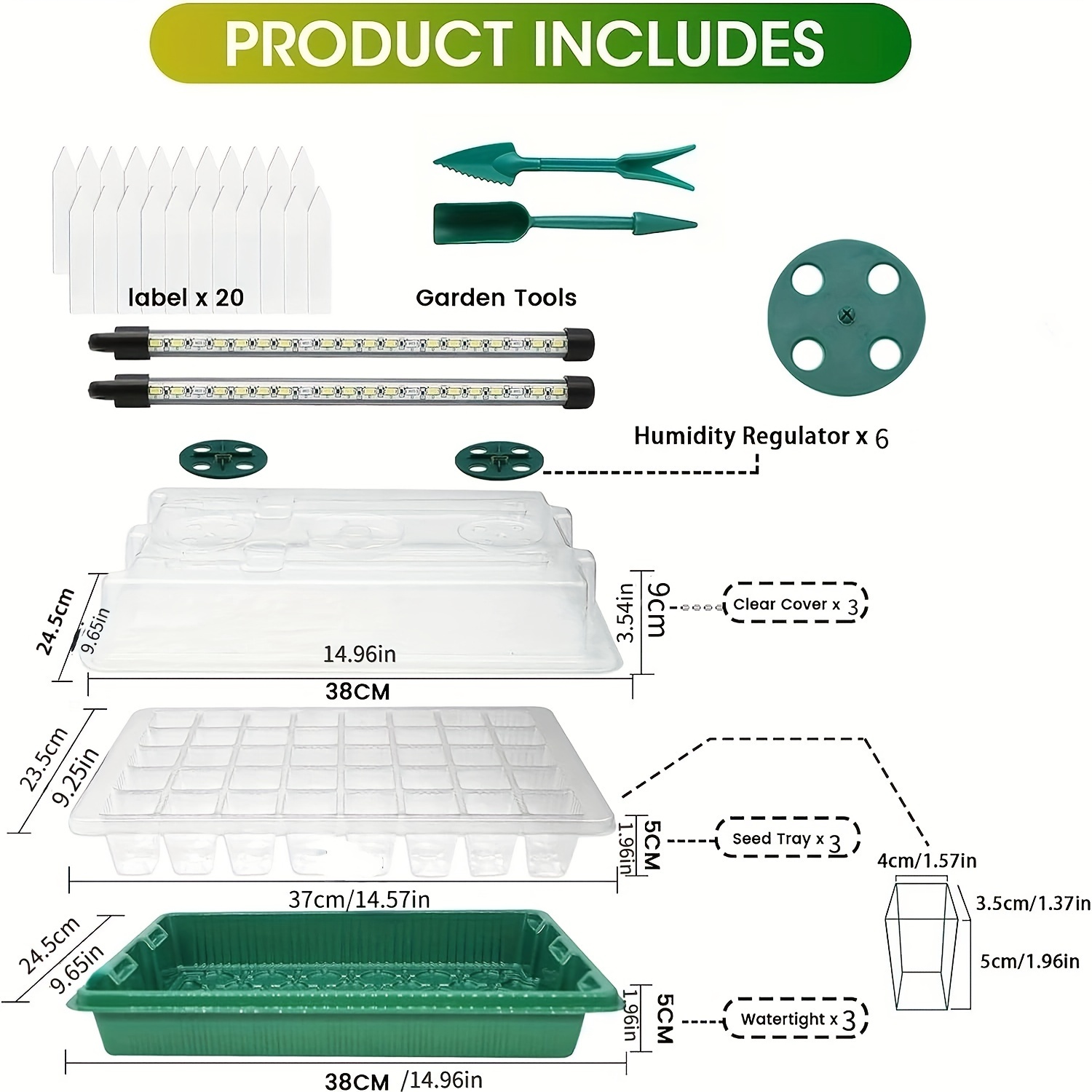 Seed Starter Trays With High D - Smart Garden Lighting System ulasan dan harga