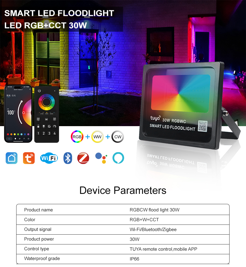 APP Tuya Smart WiFi Zigbee Blu - Smart Zigbee Garden Light ulasan dan harga