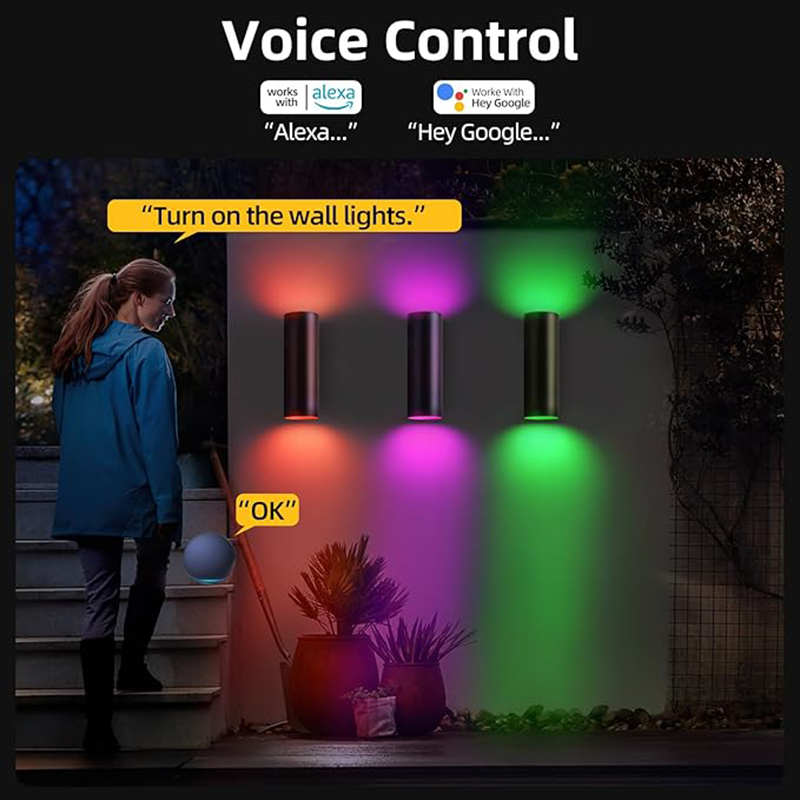 ZigBee Tuya Smart Life COB Up  - Smart Zigbee Garden Light ulasan dan harga
