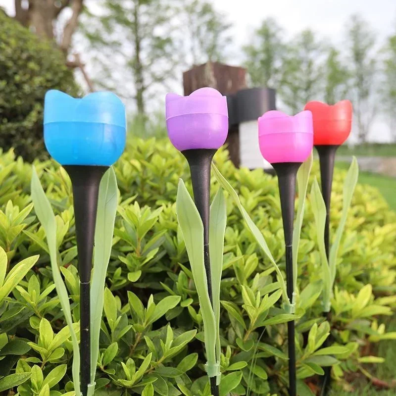 1Pcs Garden Tulip Flower Shape - Smart Garden Lighting System ulasan dan harga