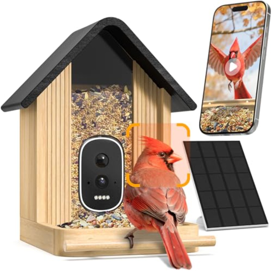 Smart Bamboo Bird Feeder with  - Smart Garden Video ulasan dan harga
