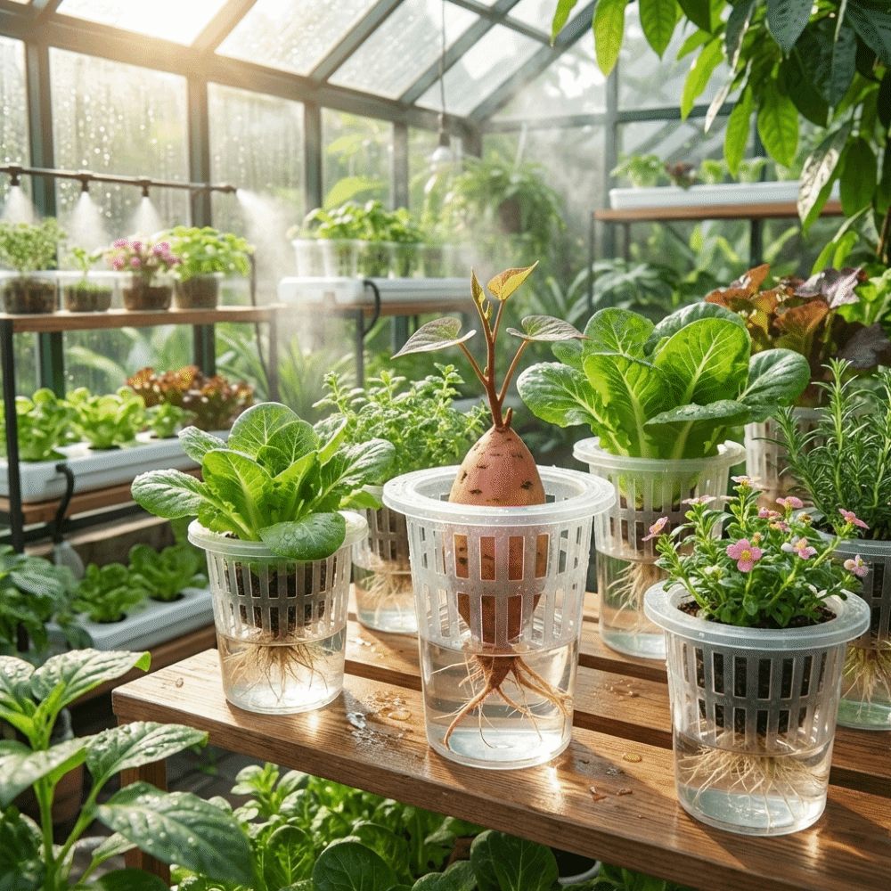 Transparent Plastic Hydroponic - Smart Garden Plastic Cups ulasan dan harga