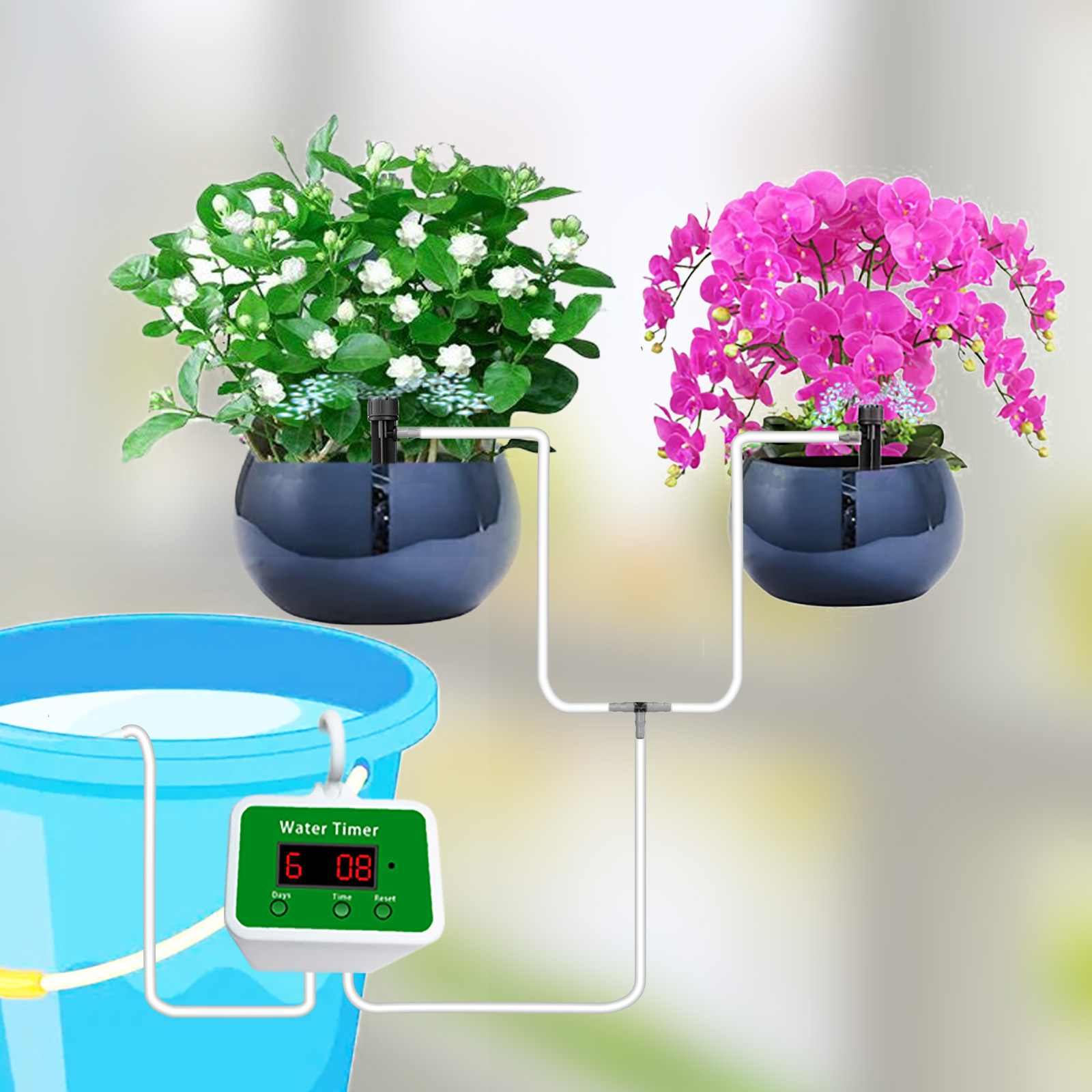 Automatic Drip Irrigation Syst - Smart Garden Plastic Cups ulasan dan harga
