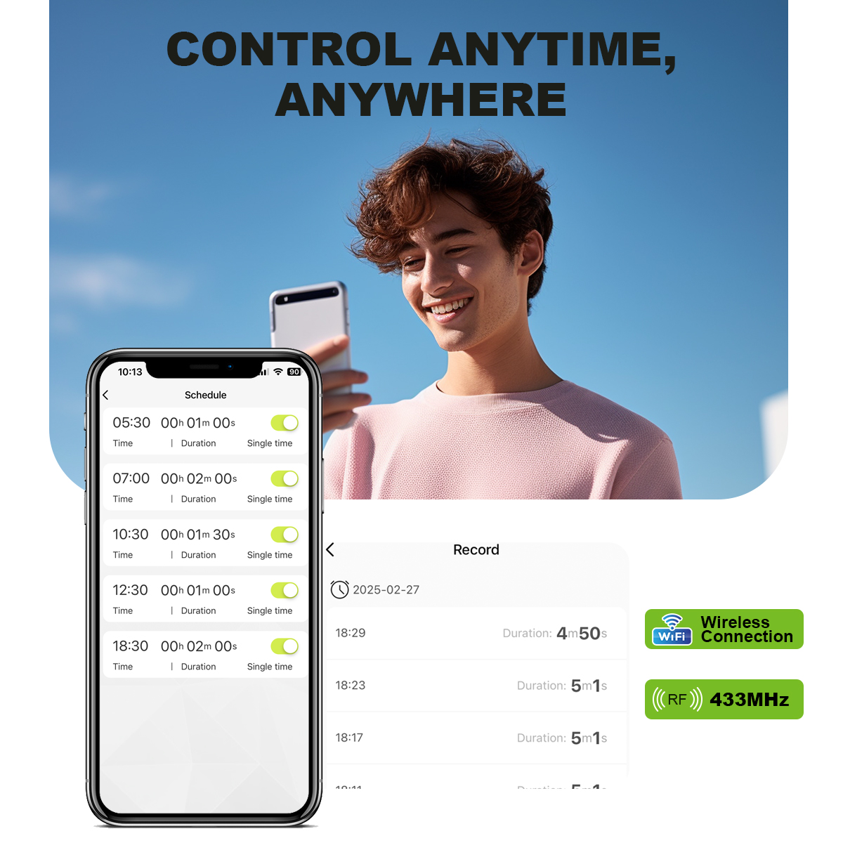 4 Outlet Programmable Water Ti - Smart Garden Project ulasan dan harga