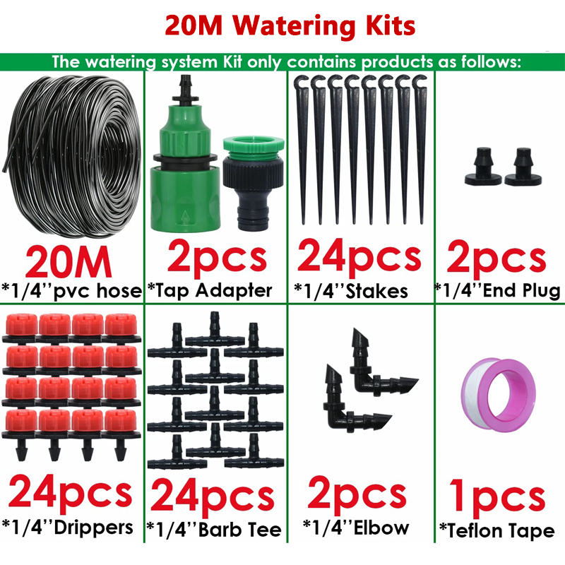 Micro Drip Irrigation System P - Smart Garden Project ulasan dan harga