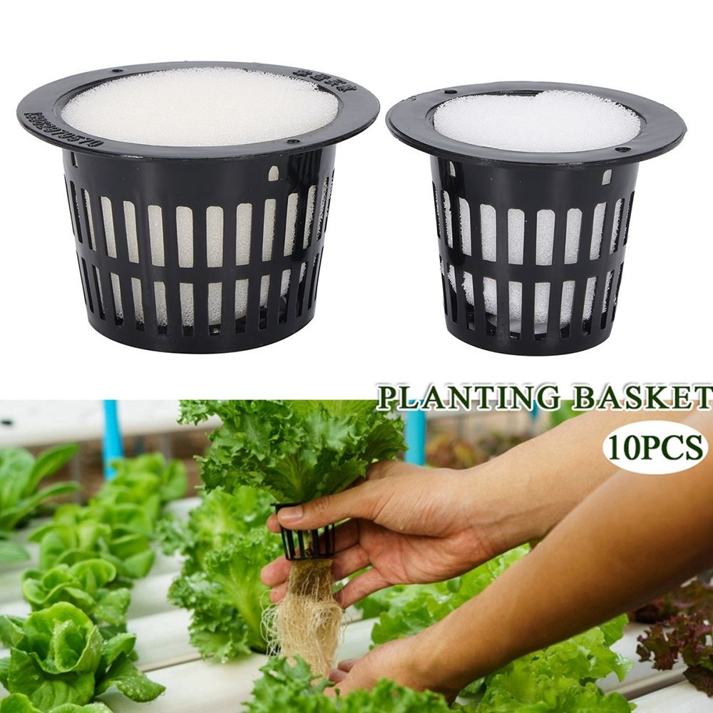 10Pcs Mesh Pot Net Cup Basket  - Smart Garden Plastic Cups ulasan dan harga