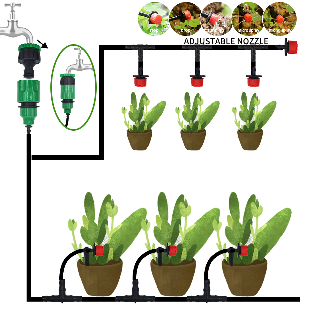 Micro Drip Irrigation System P - Smart Garden Project ulasan dan harga