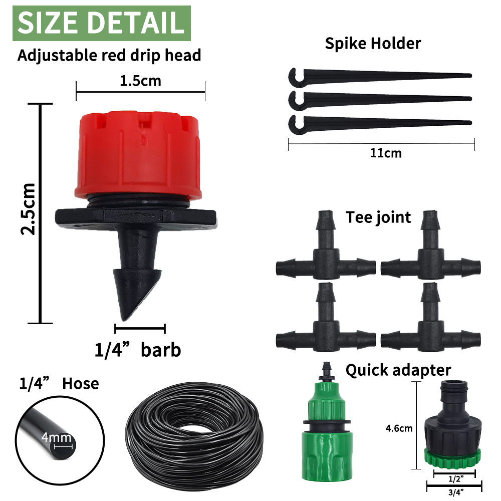 Micro Drip Irrigation System P - Smart Garden Project ulasan dan harga